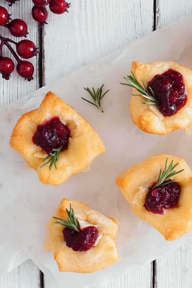 “Li-Brie Bites” Brie & Cranberry Holiday Tartlets