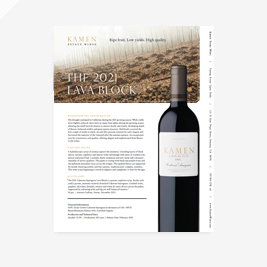 2021 Lava Block Wine Note